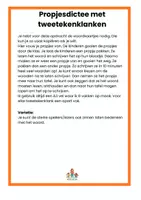 Voorbeeld - propjesdictee tweetekenklanken - Pagina 1