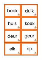 Voorbeeld - propjesdictee tweetekenklanken - Pagina 2