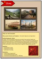 Vorschau - Arbeitsblätter - China - Gruppenarbeit - Kurzpräsentationen SEK I - Deckblatt