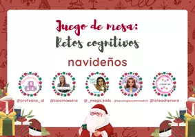 Vista previa - Juegos / Gamificación - Juego de Mesa Retos Cognitivos de Navidad - Portada