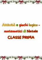 anteprima - Esercizi - Giochi logico-matematici di Natale: dalla prima alla quinta - Pagina 1