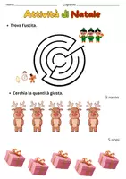 anteprima - Esercizi - Giochi logico-matematici di Natale: dalla prima alla quinta - Pagina 2
