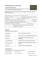 Vorschau - Arbeitsblätter - Vocabulary: social media - Vokabeln, Übungen, Ratespiel und Trashketball - editierbar - Seite 3