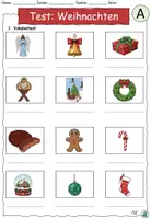 Vorschau - Arbeitsblätter - Differenzierter DaZ-Test "Weihnachten" - DaZ / DaF / Deutsch - Seite 3