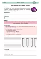 Vorschau - Arbeitsblätter - Biomembran: Lipid-Nachweis - Deckblatt