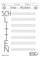 Vorschau - Mal- und Bastelvorlagen - Materialpaket Winter - Schnee & Schneemänner - Seite 3