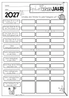 Vorschau - Arbeitsblätter - Gib mir drei | Reflexion | Neujahr | Silvester | Schreiben | deutsch | 2026 und 2027 - Seite 2
