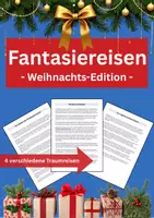 Vorschau - Anderer Materialtyp - Traumreise / Fantasiereise 🎅Weihnachten 🎄Winter ❄️ Meditation vor Ferien - Deckblatt