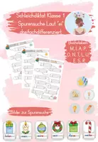 Vorschau - Spiele - Schleichdiktat Laut ei - dreifachdifferenziert - Deckblatt