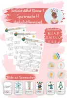 Vorschau - Arbeitsblätter - Schleichdiktat Laut H - dreifachdifferenziert - Deckblatt