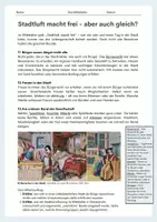 Vorschau - Arbeitsblätter - Stadtluft macht frei - aber auch gleich; Leben in der Grundherrschaft - Seite 1