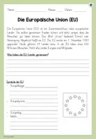 Vorschau - Arbeitsblätter - Arbeitsblatt: Europäische Union (EU) - Seite 2
