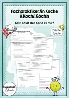Vorschau - Arbeitsblätter - Materialpaket Berufe Tests - Deckblatt