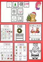 anteprima - Esercizi - NATALE IN CAA: FILASTROCCHE ED ESERCIZI - Pagina di copertina