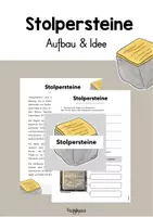 Vorschau - Arbeitsblätter - STOLPERSTEINE - Kennenlernen & Aufbau - Deckblatt