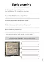 Vorschau - Arbeitsblätter - STOLPERSTEINE - Kennenlernen & Aufbau - Seite 3