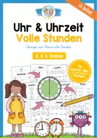 Vorschau - Arbeitsblätter - Uhrzeit: 15 Mix-Aufgaben (Fokus: Ganze Stunden) - Deckblatt