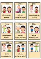 Vorschau - Bildkarten - "I have - Who has?" family - Seite 2