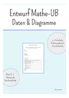 Vorschau - Stundenentwürfe - Entwurf Mathe UB (Daten und Diagramme) - Deckblatt