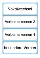 Vorschau - Arbeitsblätter - Verben (11 Miniarbeitsblätter mit Lösungsseiten) - Seite 2