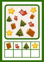 Voorbeeld - Kerstmis Zoekkaarten – Tellen & Kijken voor Kleuters - Pagina 3