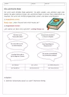 Vorschau - Arbeitsblätter - Die wörtliche Rede - Arbeitsblatt - Deckblatt