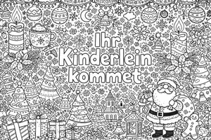 Vorschau - Mal- und Bastelvorlagen - Gemeinschaftsbild – Ihr Kinderlein kommet - Seite 1