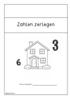Vorschau - Arbeitsblätter - Zahlen zerlegen- Klasse 1 - Seite 1
