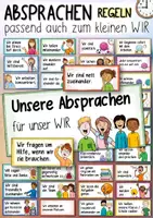 Vorschau - Präsentationen/Tafelbilder - Absprachen & Regeln – für unser Miteinander / das kleine WIR - Deckblatt