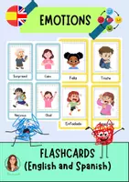 Vista previa - Tarjetas / Manipulativos - 😊 EMOTIONS Flashcards (Inglés – Español) Tarjetas Emociones Primaria - Portada