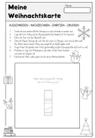 Vorschau - Arbeitsblätter - Weihnachtskarten drucken mit Kindern | Kunstunterricht Grundschule | Styropordruck & Vorlagen Klasse 1–4 - Seite 2