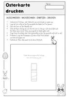Vorschau - Arbeitsblätter - Osterkarten drucken mit Kindern | Kunstunterricht Grundschule | Styropordruck & Vorlagen Klasse 1–4 - Seite 2
