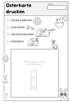 Vorschau - Arbeitsblätter - Osterkarten drucken mit Kindern | Kunstunterricht Grundschule | Styropordruck & Vorlagen Klasse 1–4 - Seite 3
