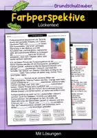 Vorschau - Arbeitsblätter - Farbperspektive – Materialpaket Kunstunterricht | Raumwirkung & Bildgestaltung - Seite 1