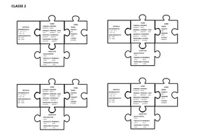 anteprima - Programmi scolastici / Materiali per docenti - PUZZLE DELLA GRAMMATICA - Pagina 1