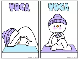 Aperçu - Cartes / Images - YOGA des bonshommes de neige - Page 3