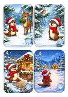 Vorschau - Arbeitsblätter - Lesespaziergang - Weihnachten mit Anton Otter - Klasse 2/3 - Deckblatt