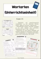 Vorschau - Unterrichtsreihen - Wortarten Unterrichtsreihe (selbstständiges Lernen) - Deckblatt
