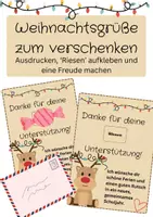 Vorschau - Mal- und Bastelvorlagen - Kollegen Weihnachtsgruß - Deckblatt