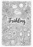 Vorschau - Arbeitsblätter - Ausmalbilder Frühling - Malvorlagen - Fensterbilder - Seite 1