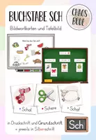 Vorschau - Poster - Buchstabeneinführung Sch - Bildwortkarten und Tafelbilder - Deckblatt