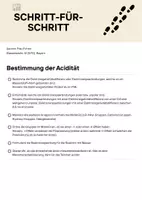 Vorschau - Poster - Anleitung zur Bestimmung der Acidität - Seite 1