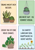 Vorschau - Mal- und Bastelvorlagen - Motivationskarten Pflanzen Klasse 5-8 - Seite 3