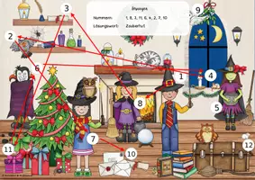 Vorschau - Arbeitsblätter - Lesespur "Weihnachten in der Zauberschule" - Klasse 5-6 - 3fach differenziert - Seite 3