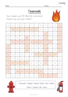 Vorschau - Arbeitsblätter - Feuerwehr: Suchsel - Seite 3