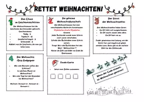 Vorschau - Quiz - Rettet Weihnachten! - Deckblatt