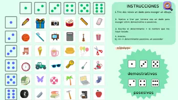 Vista previa - Juegos / Gamificación - determinantes (demostrativos y posesivos) - Portada