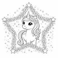 Vorschau - Mal- und Bastelvorlagen - Einhorn Ausmalbilder (52 Malvorlagen) inkl. Stundenentwurf (PDF) - Seite 3