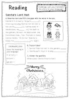 Προεπισκόπηση - Φύλλα εργασίας - Reading Christmas texts - Σελίδα 1