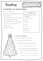Προεπισκόπηση - Φύλλα εργασίας - Reading Christmas texts - Σελίδα 3